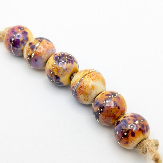 Opal Yellow Rounds Set of 6