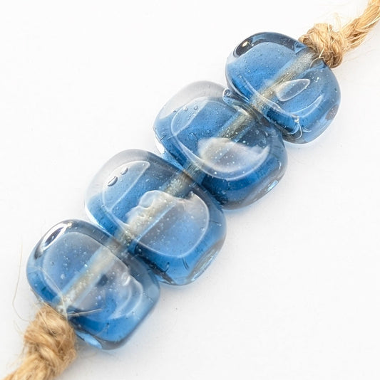 Borosilicate Tab Bead Set of 4