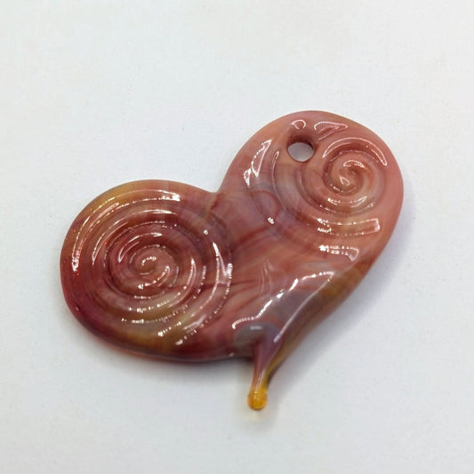 Borosilicate Heart Pendant