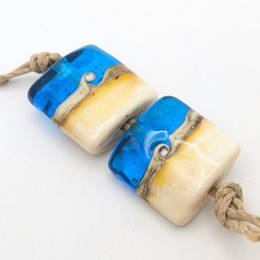 Sand and Sea Pillow Beads