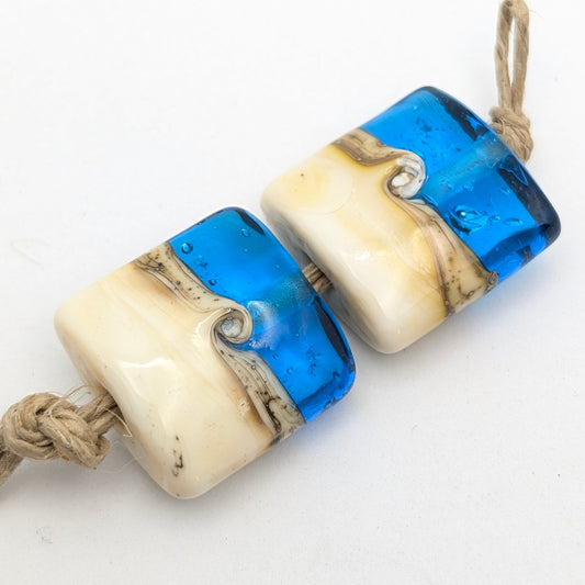 Sand and Sea Pillow Beads