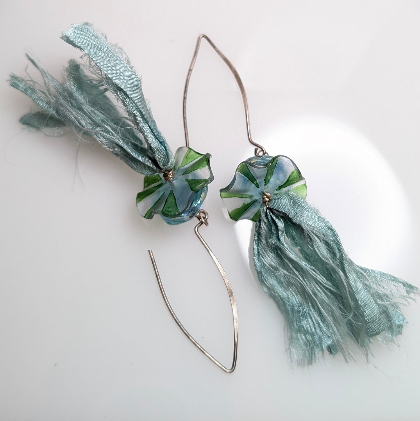 Seafoam Bloom - Earrings