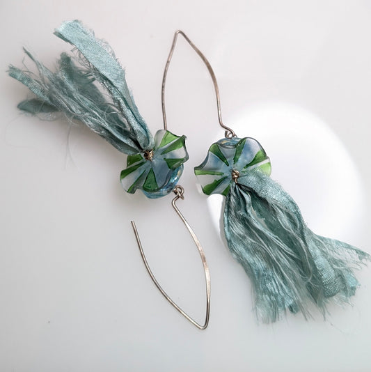 Seafoam Bloom - Earrings