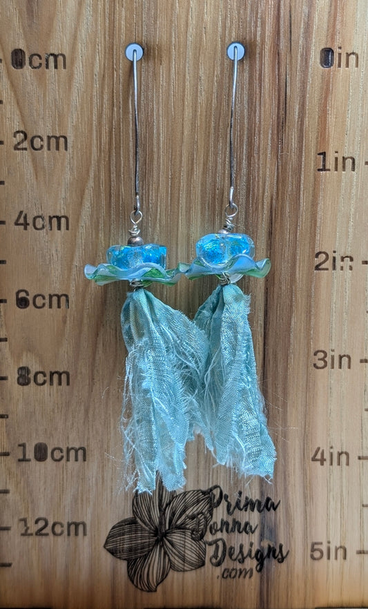 Seafoam Bloom - Earrings