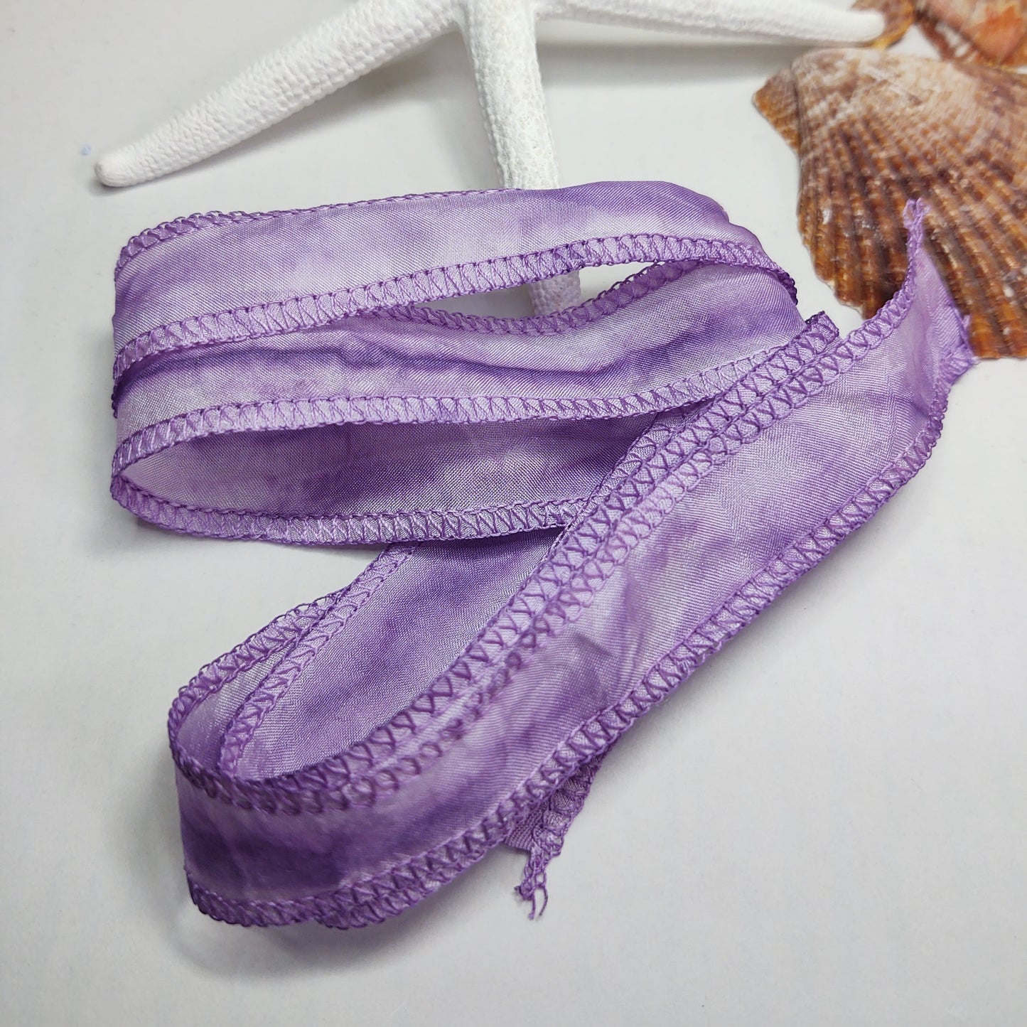 Handmade Silk Ribbon - Purple HD03